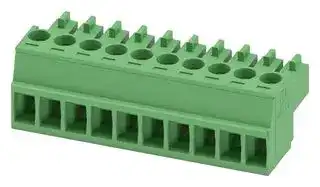 1840447: Pluggable Terminal Block, 3.5 mm, 10 Ways, 28 AWG, 16 AWG, 1.5 mm², Screw