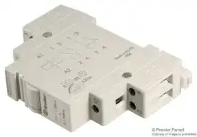 202280240000: Power Relay, DPST-NO, 24 VAC, 16 A, 20 Series, DIN Rail, Panel