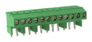 CTB09HG/12: Wire-To-Board Terminal Block, 5 mm, 12 Ways, 30 AWG, 12 AWG, 4 mm², Screw