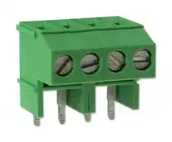 CTB09HG/4: Wire-To-Board Terminal Block, 5 mm, 4 Ways, 30 AWG, 12 AWG, 4 mm², Screw