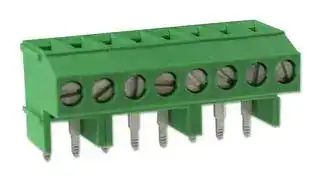 CTB09HG/8: Wire-To-Board Terminal Block, 5 mm, 8 Ways, 30 AWG, 12 AWG, 4 mm², Screw