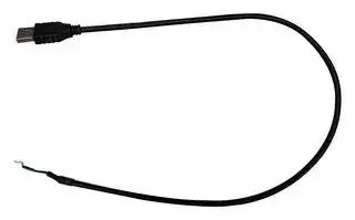MP011390: USB Cable, Type A Plug to Board-In Crimp Terminal, 500 mm, 19.7 "