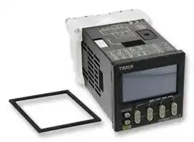 H5CX-A-N AC100-240: Panel Mount Timer, Digital , Multifunction, 100 VAC, 240 VAC, 0.001 s, 9999 h, 45 mm, 45 mm