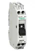 GB2CD08: Thermal Magnetic Circuit Breaker, Toggle Control, TeSys GB2 Series, 3 A, 1 Pole, 48 V, 250 V