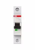 S201-C25: Thermal Magnetic Circuit Breaker, Miniature, C Curve, System Pro M Compact S200, 25 A, 1 Pole