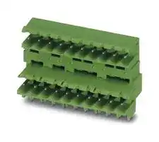 1802414: Terminal Block, 2Row w/Stand-Off, Header, 5.08 mm, 3 Ways, 10 A, 320 V, Through Hole Right Angle