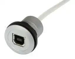 09454521910: USB CABLE, 2.0 A TYPE B-B RCPT, 0.5M