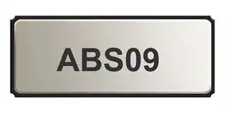 ABS09-32.768KHZ-1-T: Crystal, ABS09 Series, 32.768 kHz, 10 ppm, 12.5 pF