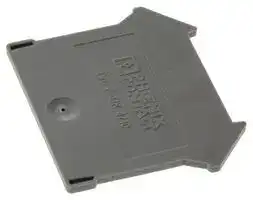 3003020: End Cover, for Use with Modular Terminal Blocks, Grey, D-UK