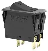 3120-N521-H7T1-W01D-12A: Thermal Circuit Breaker, On-Off, 3120-N Series, 12 A, 2 Pole, 50 V, 240 V, Snap In
