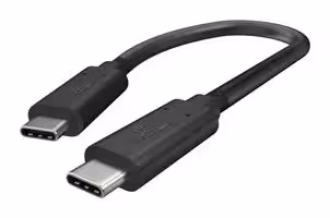 10174198-Z0100YYLF: USB Cable, USB Type C Plug to USB Type C Plug, 1 m, 3.3 ft, USB 3.1, Black