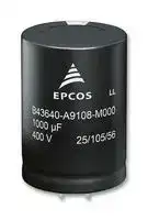 B43640B5277M000: Electrolytic Capacitor, Snap-in, 270 µF, 450 V, ± 20%, Snap-In, 2000 hours @ 105°C