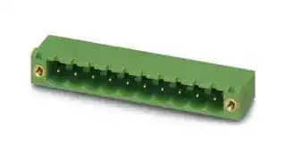 1923982: Terminal Block, w/Flange, Header, 5 mm, 3 Ways, 16 A, 320 V, Through Hole Right Angle