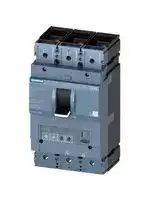 3VA2340-5KP32-0DH0 — Electronic Circuit Breaker, MCCB,  3VA2, 3P, 55 kA, 415 V, 400 A, 2 Aux Sw + 1 Trip Alarm HQ