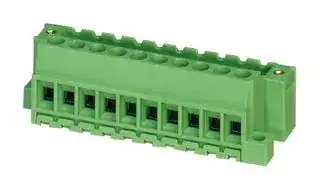 1788347: Pluggable Terminal Block, 5.08 mm, 2 Ways, 24 AWG, 12 AWG, 2.5 mm², Screw