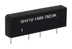 SHV12-1A85-78D3K: Reed Relay, SPST, 12 VDC, SHV Series, Through Hole, 500 ohm, 1 A