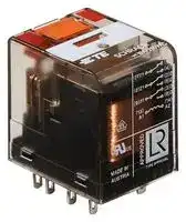 PT370730.: Power Relay, 3PDT, 230 VAC, 10 A, PT Series, Socket, Non Latching