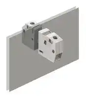 1936550000: DIN RAIL TERMINAL BLOCK, 1POS, 10AWG