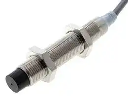 E2A-M12LN08-WP-B1 5M: Inductive Proximity Sensor, Cylindrical, 8 mm, M12, PNP / SPST-NO, PVC Pre-Wired