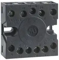 RE48ASOC11AR: Relay Accessory, Socket, Schneider RE48AML12MW & RE48ACV12MW Timing Relays, Harmony RE48A Series