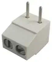 CTB1050/2 — Standard Terminal Block, Wire to Board, CTB1050, 2 Contacts, 5 mm, Terminal Block, PCB, PCB Mount