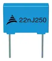 B32520C0105J000: General Purpose Film Capacitor, Metallized PET Stacked, Radial Box - 2 Pin, 1 µF, ± 5%, 40 V