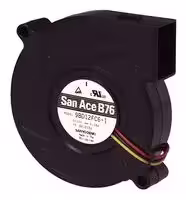 9BD12SC6-1: Fan Blower, Centrifugal, 12 VDC, DC, 76 mm, 20 mm, 10.2 CFM