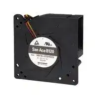 9BFB24P2H003: Fan Blower, Centrifugal, 24 VDC, DC, 120 mm, 32 mm, 56.5 CFM