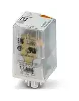 2903690: Power Relay, DPDT, 24 VAC, 3 A, REL-OR2/L Series, Socket