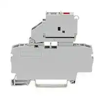 2002-1611/1000-836: Fused Terminal Block, 2 Ways, 2.5 mm², Push In, 6.3 A