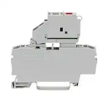 2002-1611/1000-867: Fused Terminal Block, 2 Ways, 2.5 mm², Push In, 6.3 A