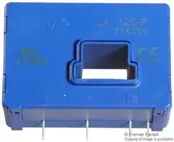 LA 125-P: Current Transducer, LA Series, 125A, -200A to 200A, 0.6 %, Closed Loop Output, 12 Vdc to 15 Vdc