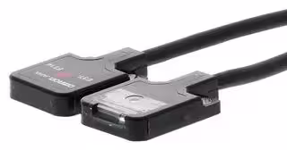 E3T-FT13 2M: Photoelectric Sensor, E3T Series, 500 mm, Through Beam, PNP, 12 Vdc to 24 Vdc, Light On