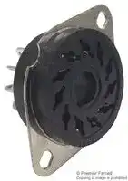 MT78613.: Relay Socket, Through Hole, Solder Lug, 11 Pins, 10 A, 240 V, MT Series