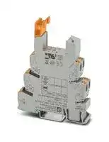 1012308: Relay Socket, DIN Rail, Push In, 48 VDC, PLC-BPT Series