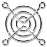 MCSC50-W2: Fan Finger Guard, Steel - Wire Form, 50mm Axial Fans, 40 mm, Bright Nickel Chrome