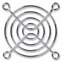 MCSC60-W2: Fan Finger Guard, Grille, Steel - Wire Form, 60mm Axial Fans, 50 mm, Silver