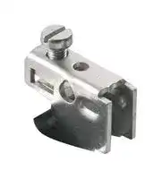 0445600000: END BRACKET, STEEL, TERMINAL BLOCK