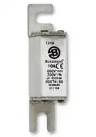 170M2616: Fuse, Industrial / Power, DIN, 170M, 160 A, 690 V, 54mm x 30mm, 2.13" x 1.18"