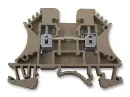 CDU2.5: DIN Rail Mount Terminal Block, 2 Ways, 22 AWG, 10 AWG, 2.5 mm², Screw, 24 A