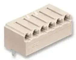 2092-1325: Terminal Block, Socket, 5 mm, 5 Ways, 16 A, 320 V, Through Hole Right Angle