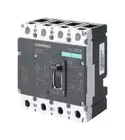 3VL1706-1EA43-2HD1 — Thermal Magnetic Circuit Breaker, MCCB, 3VL1, 4P, 55 kA, 415V, 63 A, 2 Aux (1 NO+1 NC)+1 AS (1 NO)