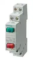5TE4840: Pushbutton, SPST-NO, SPST-NC, 20 A, 400 VAC, Red/Green, Switches