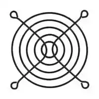 08172-02: WIRE FORM FAN GUARD, 80MM, STEEL