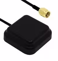 MIKE19/1M/SMAM/S/S/26: Patch Antenna, 1.575GHz, GNNS/GPS/Glonass/Galileo/BeiDou/QZSS, 23.39dBi, 1M Cable