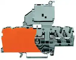 2002-1811/1000-541: Fused Terminal Block, 4 Ways, 22 AWG, 12 AWG, 4 mm², Clamp, 6.3 A