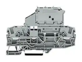 2006-1631: Fused Terminal Block, 2 Ways, 20 AWG, 8 AWG, 10 mm², Clamp, 10 A