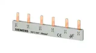 5ST3608: Circuit Breaker Accessory, 63A, 210mm Len, Siemens SENTRON Circuit Breakers, Pin Busbar