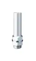 POLE22-0100AT: Mounting Pole, LR4/LR5/LR6/LR7 Series LED Signal Tower, T Type, Indoor, Aluminium, Silver, 100 mm