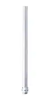 POLE22-0500AT: Mounting Pole, LR4/LR5/LR6/LR7 Series LED Signal Tower, T Type, Indoor, Aluminium, Silver, 500 mm